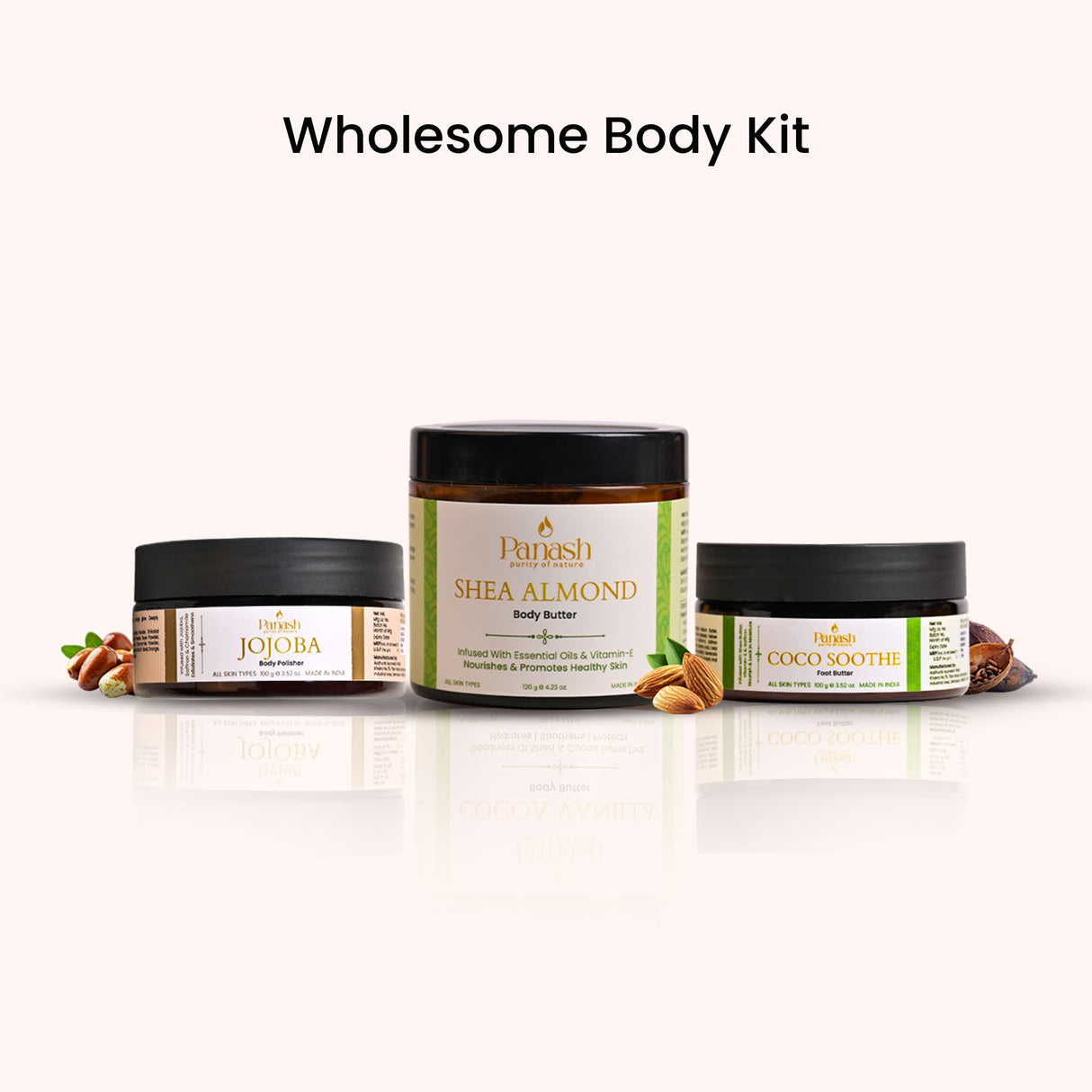 Wholesome Body Kit | Body Polisher, Foot Crème & Body Butter