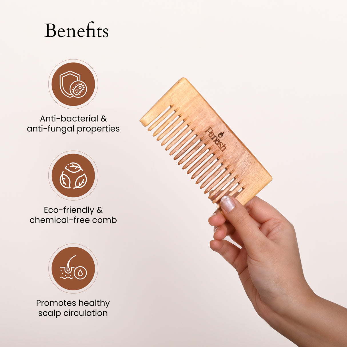 Prasadana Neem Hair Comb