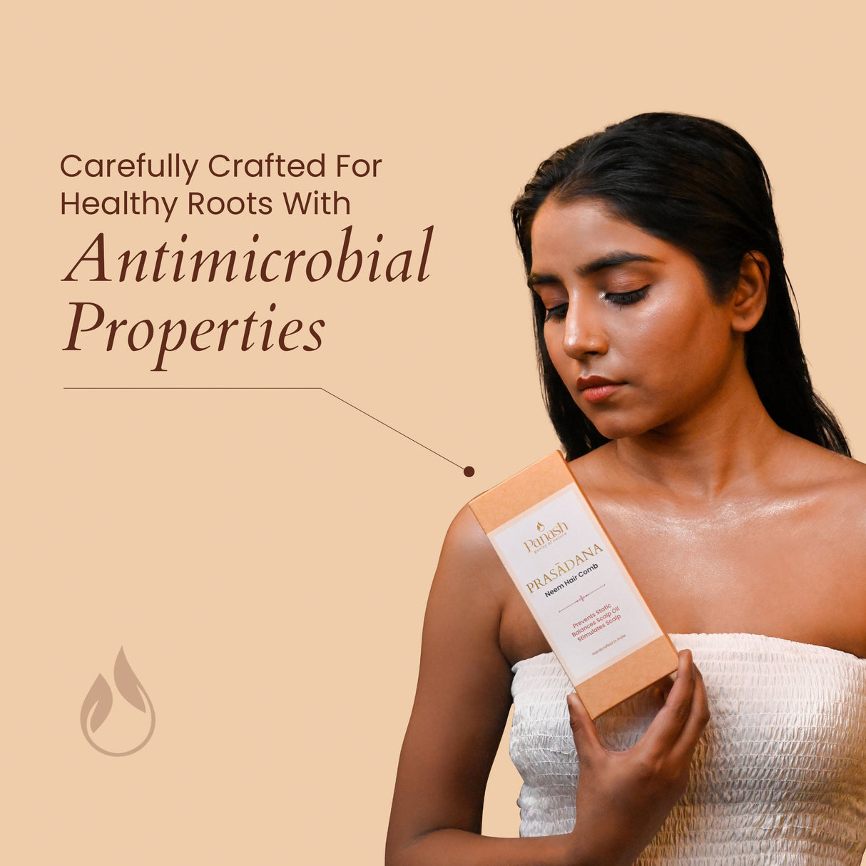 Prasadana Neem Hair Comb