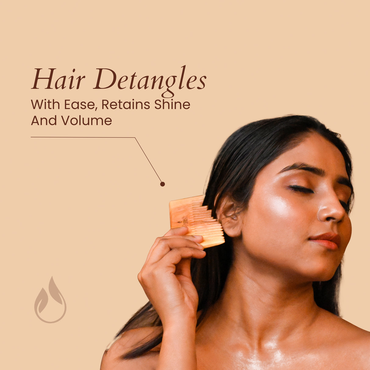 Prasadana Neem Hair Comb