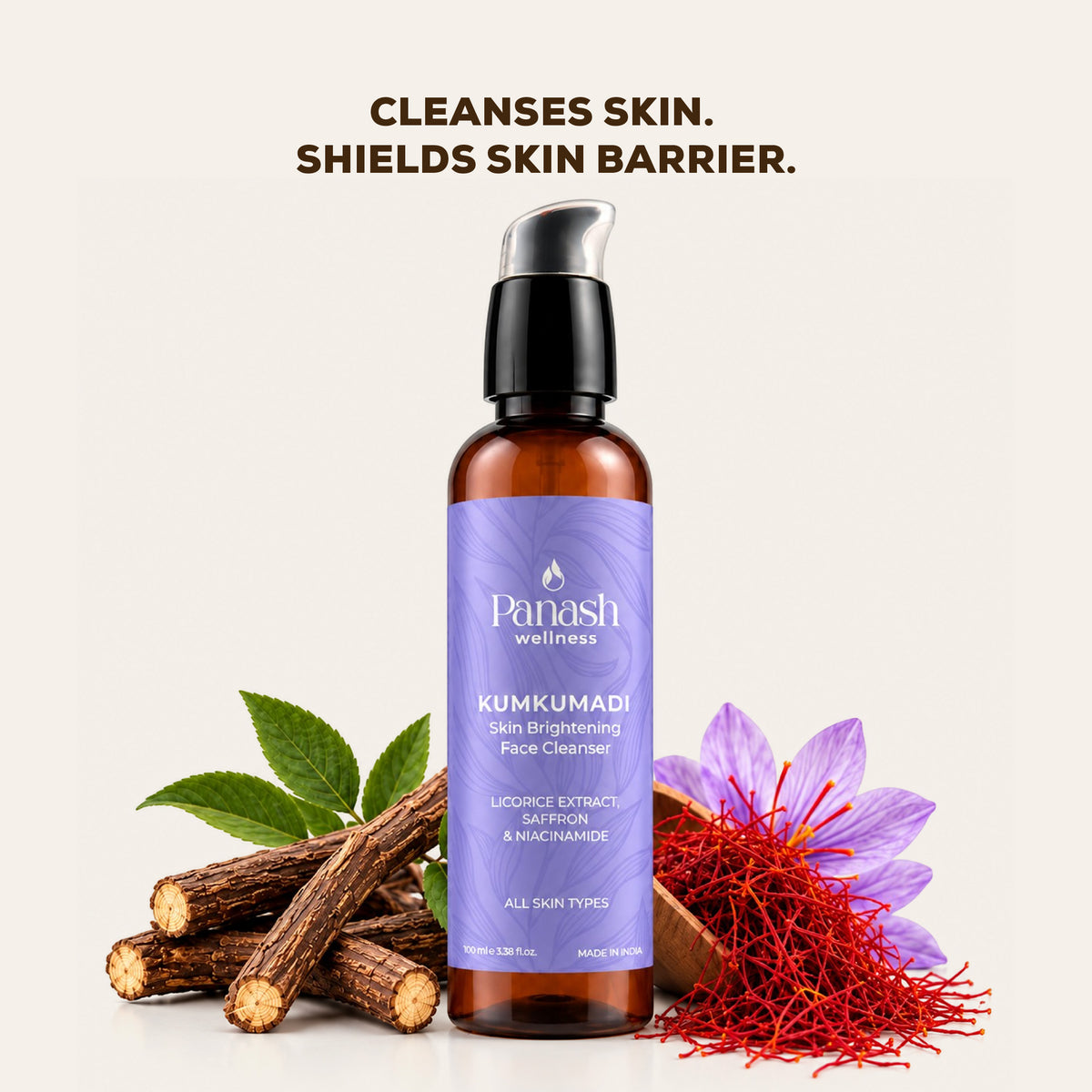 Kumkumadi Skin Brightening Face Cleanser