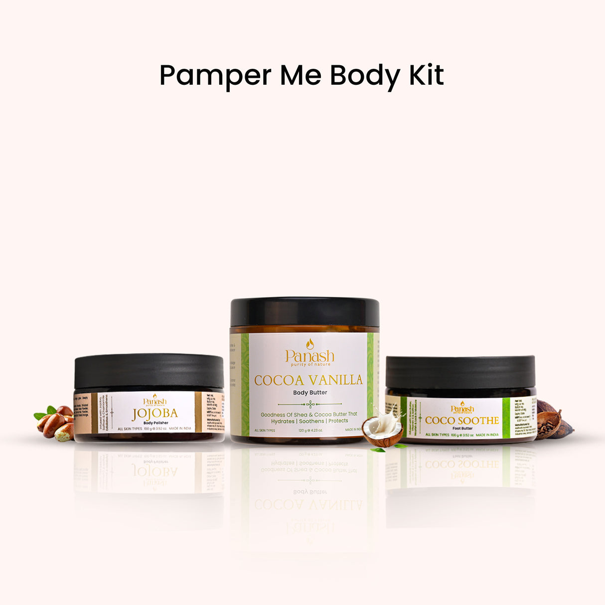 Pamper Me Body Kit | Body Polisher, Foot Crème & Body Butter