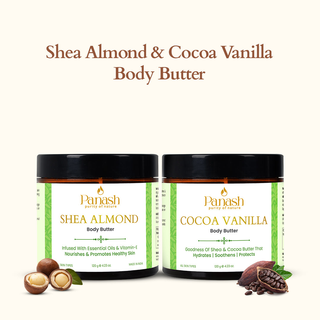 Cocoa vanilla and Shea Almond Body butter combo