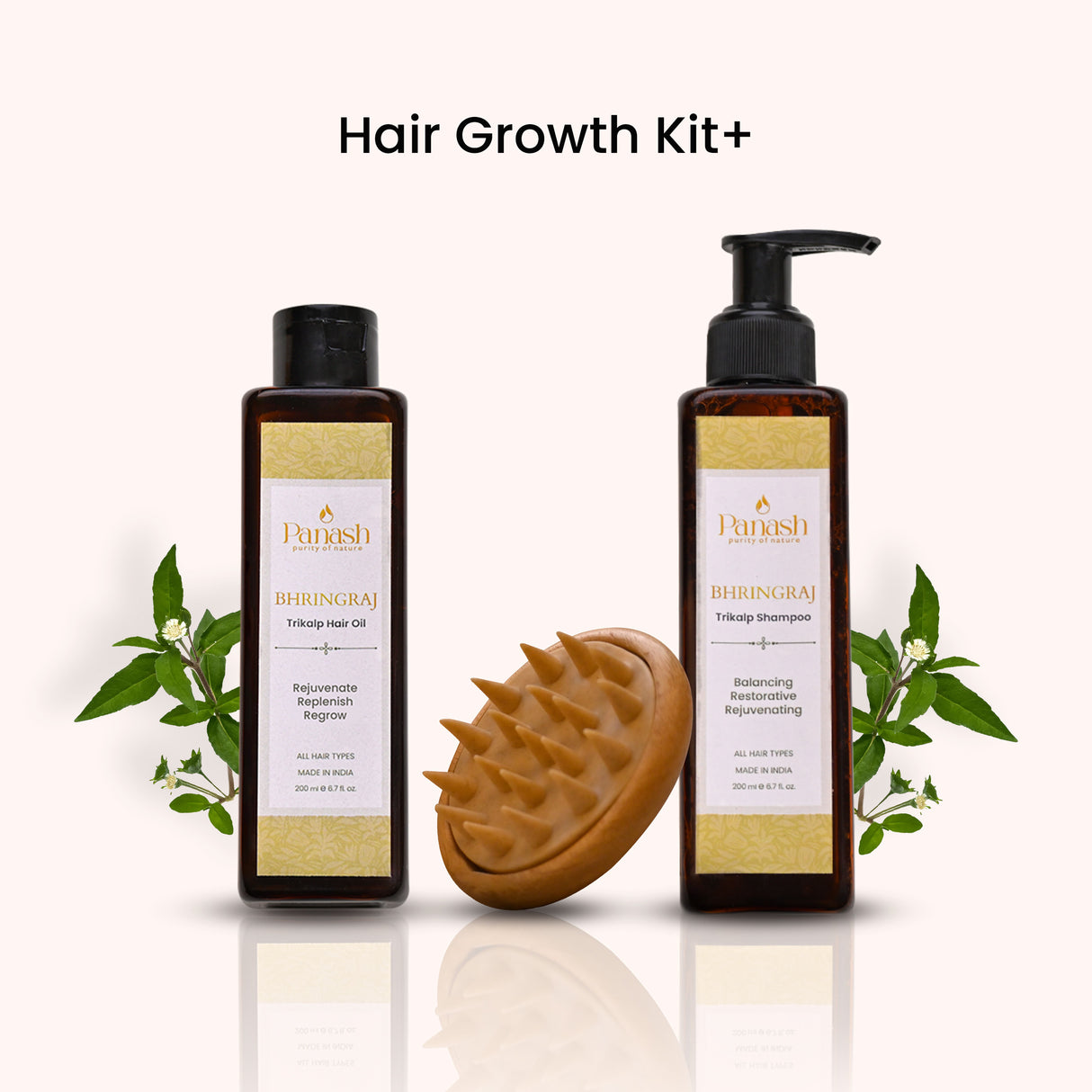 Hair Growth Kit | Hair Oil, Hair Shampoo & Scalp Soother