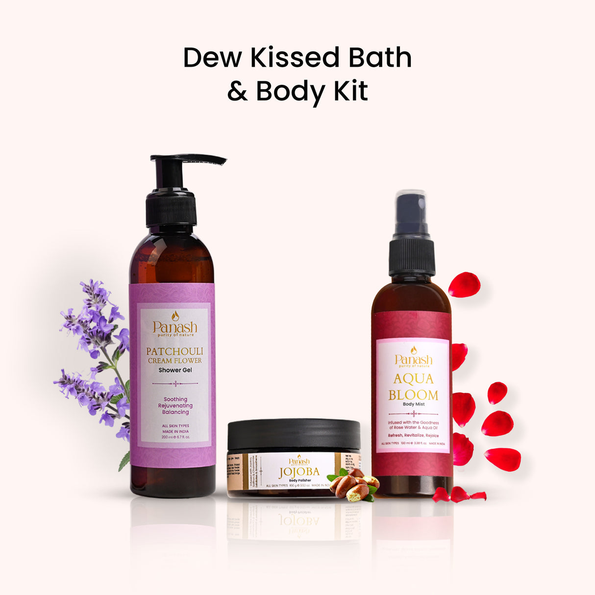 Dew Kissed Bath and Body Kit | Shower Gel, Body Polisher & Body Mist
