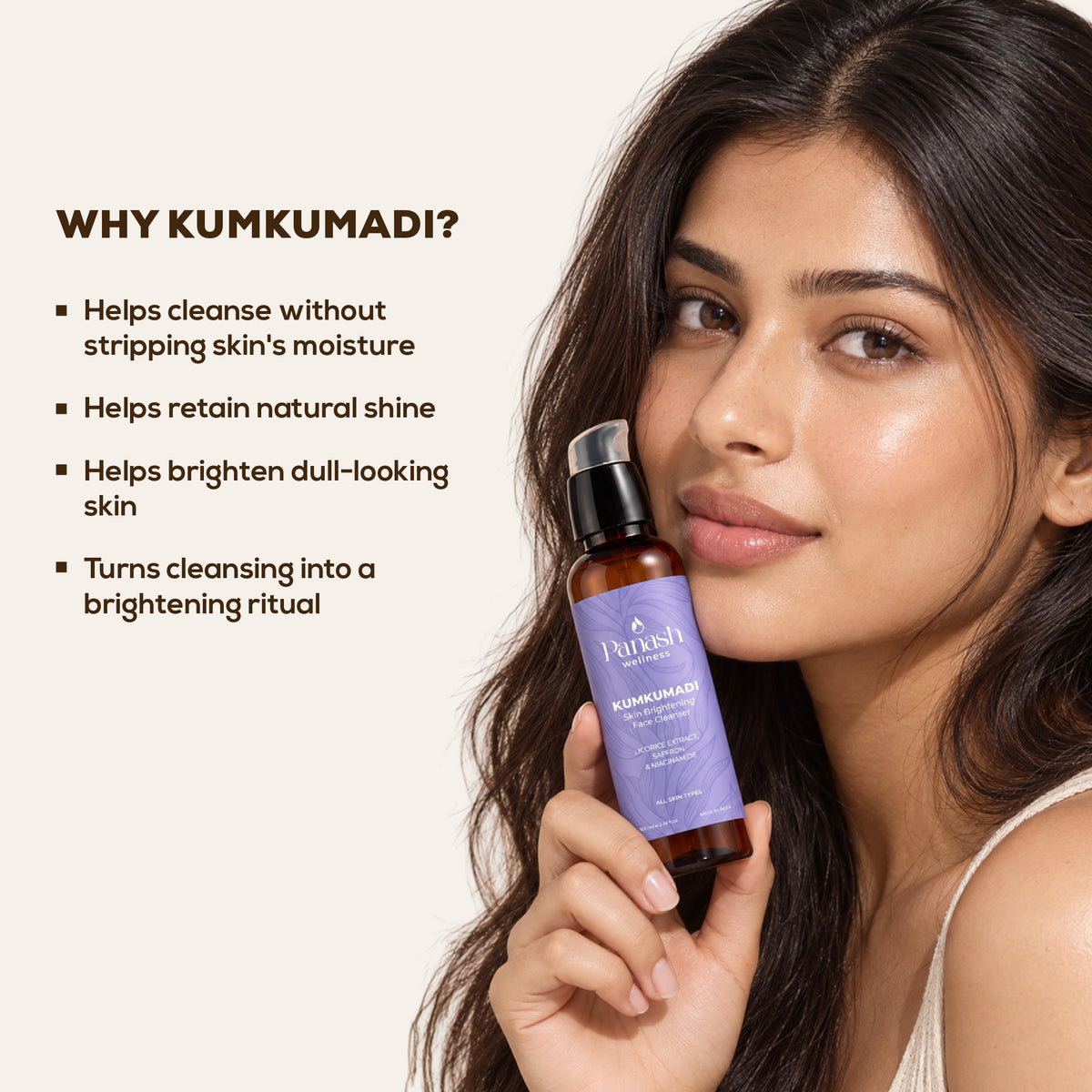 Kumkumadi Skin Brightening Face Cleanser